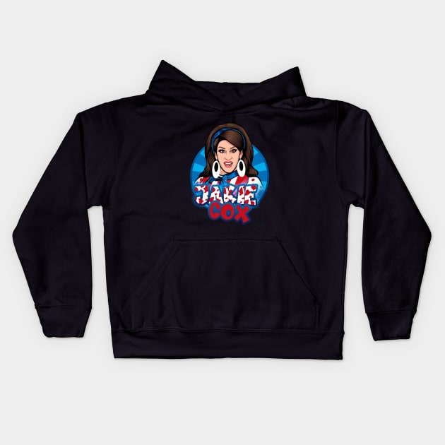 jackie cox rupaul drag race season 12 Kids Hoodie by Amelia Emmie